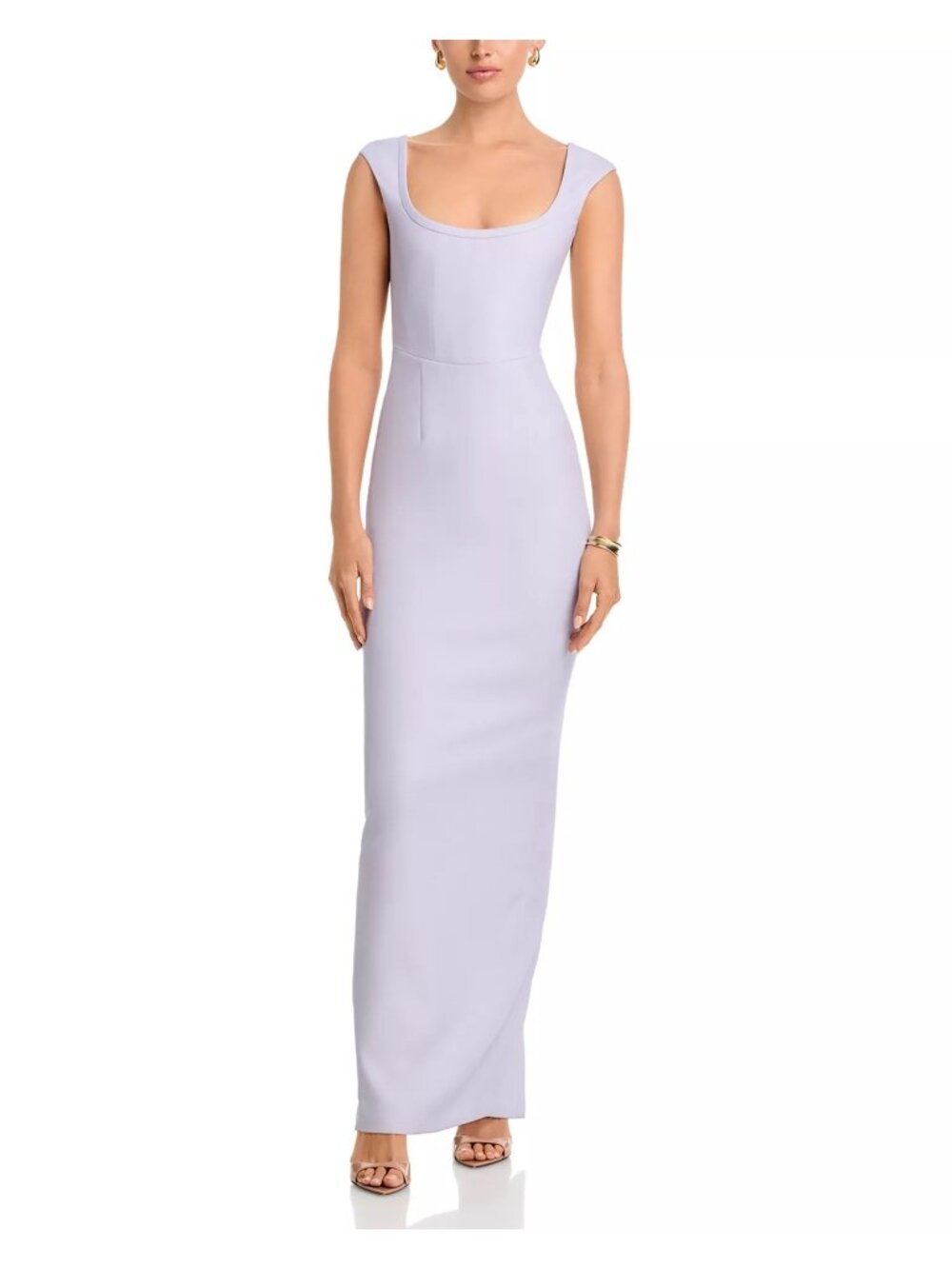 NWT SAU LEE Brooke Gown Dusty Lavender Size 4